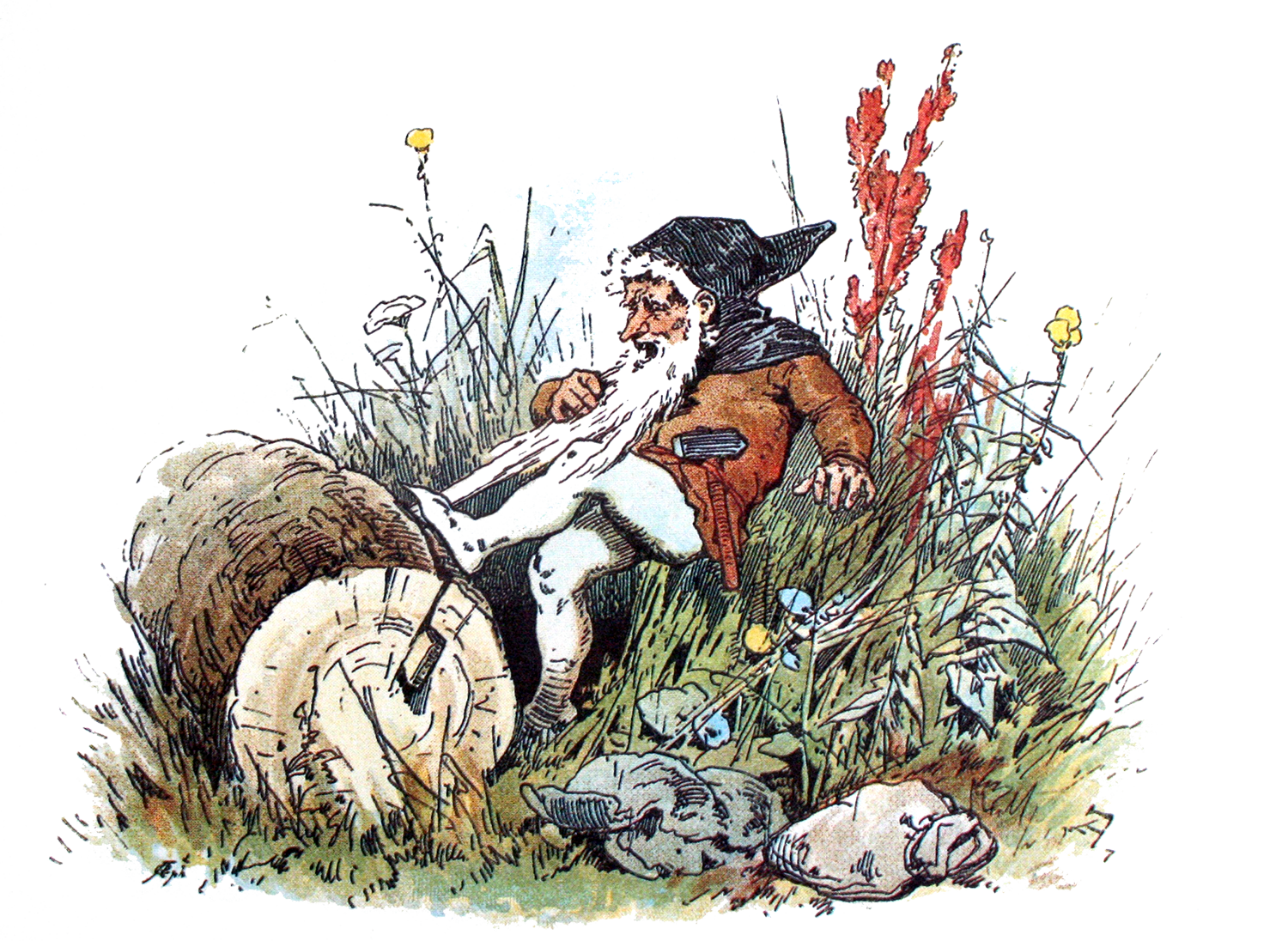 Illustration von Alexander Zick, Ende des 19. Jh.